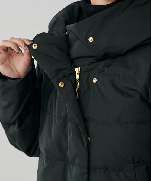 セール】【LARUTA】ピーチスキンダウンフェザーコート（ダウン