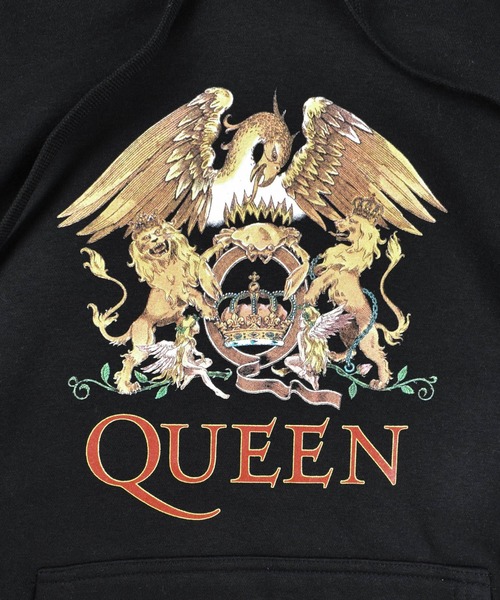 ROCK-OFF（ロックオフ）の「【ROCK-OFF】【AW】QUEEN CLASSIC CREST HOODIE BLACK（パーカー・メンズ・ブラック・MEDIUM/LARGE/X-LARGE）」の4枚目の写真