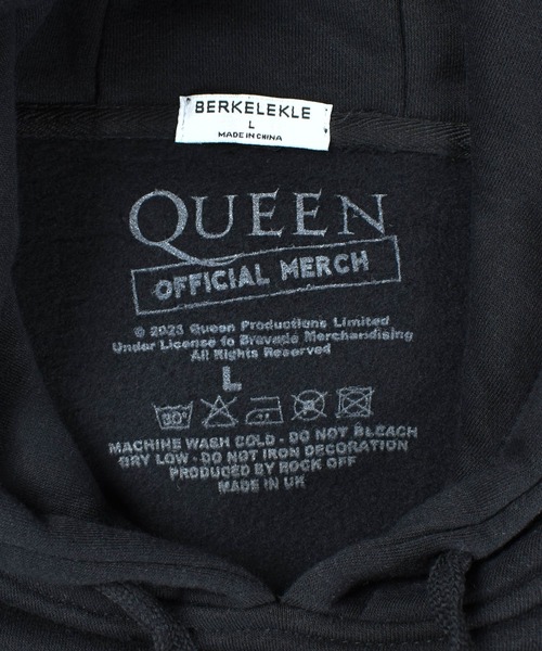 ROCK-OFF（ロックオフ）の「【ROCK-OFF】【AW】QUEEN CLASSIC CREST HOODIE BLACK（パーカー・メンズ・ブラック・MEDIUM/LARGE/X-LARGE）」の6枚目の写真