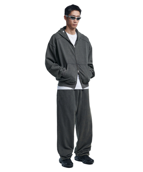 NOMANUAL（NOMANUAL）の「M.L SWEATPANTS - WASHED CHARCOAL（スウェットパンツ・レディース・その他・MEDIUM/X-LARGE/SMALL）」の3枚目の写真