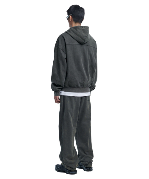 NOMANUAL（NOMANUAL）の「M.L SWEATPANTS - WASHED CHARCOAL（スウェットパンツ・レディース・その他・MEDIUM/X-LARGE/SMALL）」の4枚目の写真