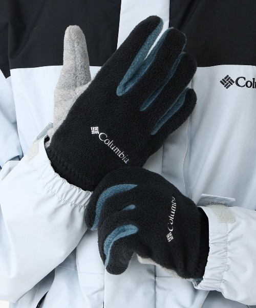 Columbia(コロンビア)の「columbia/コロンビア 手袋 バックアイスプリングス グローブ 防寒 PU3099(手袋・メンズ・グレイッシュブルー/ブラック×グレー/ブラック・L/M)」の3枚目の写真