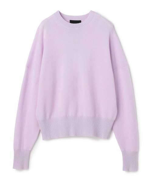 未使用 カシミヤ クルーネックニットセーター カシミヤ100% 4 M ピンク CASHMERE100%】カシミヤクルーネックニット（ニット/セーター