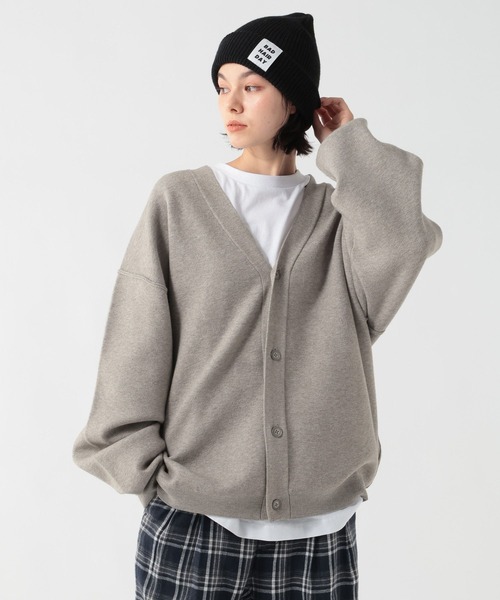 GEORGE'S（ジョージズ）の「ムジライクオーバーカーディガン（カーディガン/ボレロ・メンズ・ブラック/グレー・LARGE/MEDIUM）」の12枚目の写真