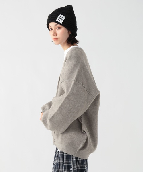 GEORGE'S（ジョージズ）の「ムジライクオーバーカーディガン（カーディガン/ボレロ・メンズ・ブラック/グレー・LARGE/MEDIUM）」の13枚目の写真