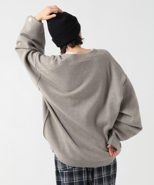 GEORGE'S（ジョージズ）の「ムジライクオーバーカーディガン（カーディガン/ボレロ・メンズ・ブラック/グレー・LARGE/MEDIUM）」の14枚目の写真