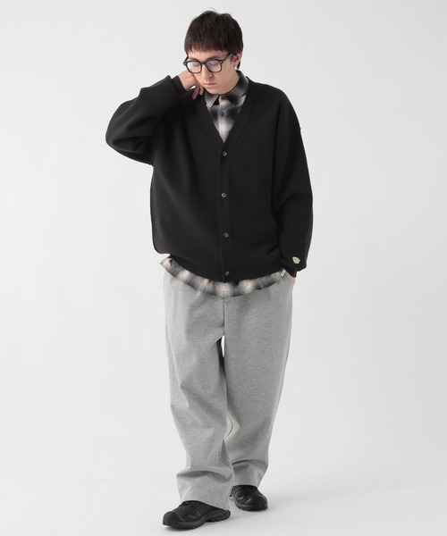 GEORGE'S（ジョージズ）の「ムジライクオーバーカーディガン（カーディガン/ボレロ・メンズ・ブラック/グレー・LARGE/MEDIUM）」の15枚目の写真