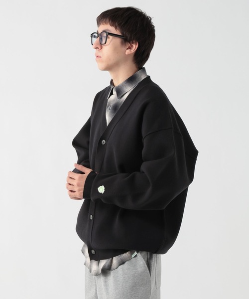 GEORGE'S（ジョージズ）の「ムジライクオーバーカーディガン（カーディガン/ボレロ・メンズ・ブラック/グレー・LARGE/MEDIUM）」の20枚目の写真