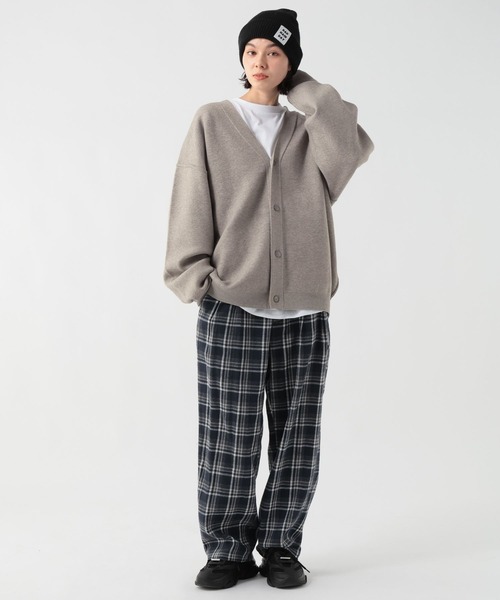 GEORGE'S（ジョージズ）の「ムジライクオーバーカーディガン（カーディガン/ボレロ・メンズ・ブラック/グレー・LARGE/MEDIUM）」の6枚目の写真