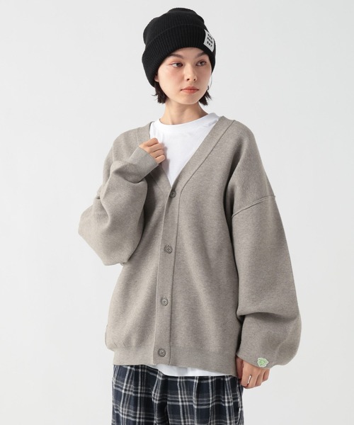 GEORGE'S（ジョージズ）の「ムジライクオーバーカーディガン（カーディガン/ボレロ・メンズ・ブラック/グレー・LARGE/MEDIUM）」の7枚目の写真