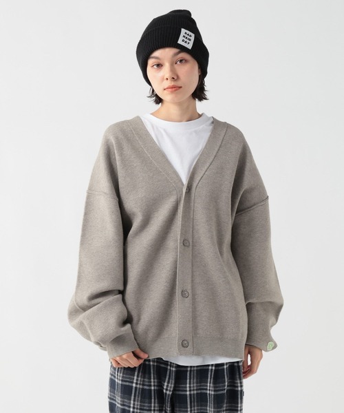 GEORGE'S（ジョージズ）の「ムジライクオーバーカーディガン（カーディガン/ボレロ・メンズ・ブラック/グレー・LARGE/MEDIUM）」の9枚目の写真