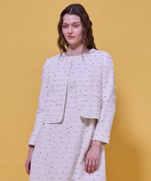 TOCCA｜トッカのノーカラージャケット通販 - ZOZOTOWN