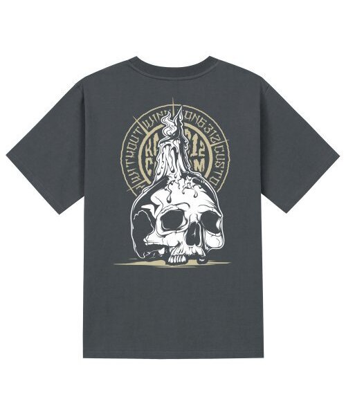 KAN6312(カン6312)の「KTG0054 シール 半袖Tシャツ - グレー(Tシャツ/カットソー・メンズ・その他・LARGE/MEDIUM/SMALL/X-LARGE)」の1枚目の写真