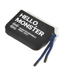 MONSTER REPUBLIC（モンスターリパブリック）の「こんにちは MSRC_旅行コイン財布_カラビナ_ホワイト（札入れ/マネークリップ）」