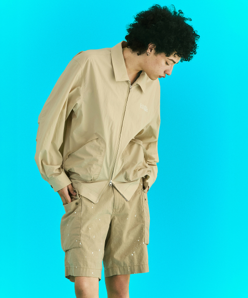 ERER（エルエル）の「[UN] Washed Painted Cargo Pants Sand（その他パンツ・レディース・サンドベージュ・1/2）」の3枚目の写真