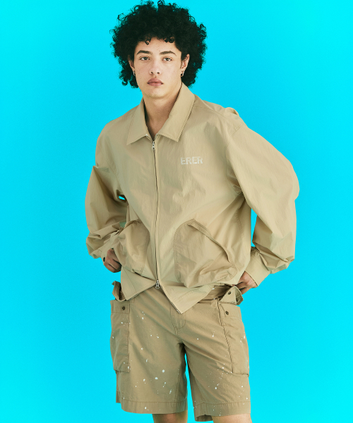 ERER（エルエル）の「[UN] Washed Painted Cargo Pants Sand（その他パンツ・レディース・サンドベージュ・1/2）」の4枚目の写真