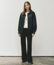 W/クラシックコットンステッチパンツ_BLACK(W25-PT27)