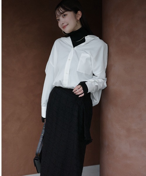 セール】ツイードラップスカート（スカート）｜anuans（アニュアンス