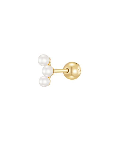 JESTINA（ジェイエスティナ）の「J Basic 14K シングルピアス (JJJBEF7AF356Y4P00)（ピアス（両耳用）・レディース・その他・FREE）」の2枚目の写真