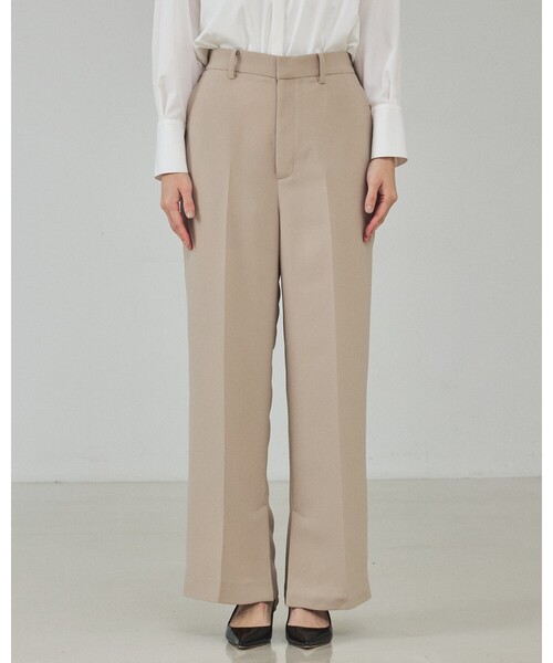 qualite（カリテ）の「ライトダブルクロスベンツ/オケージョン/セレモニー/フォーマル/オフィスカジュアル/入卒/カセット服（その他パンツ・レディース・ネイビー/ベージュ・38/36/40）」の13枚目の写真