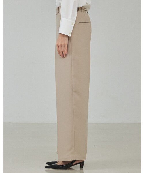 qualite（カリテ）の「ライトダブルクロスベンツ/オケージョン/セレモニー/フォーマル/オフィスカジュアル/入卒/カセット服（その他パンツ・レディース・ネイビー/ベージュ・38/36/40）」の14枚目の写真