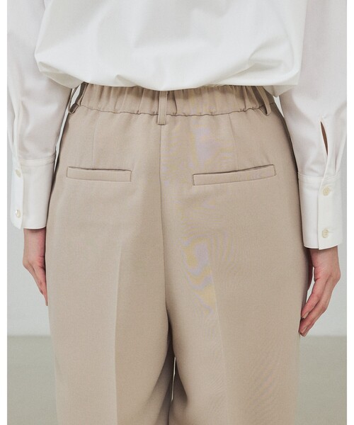 qualite（カリテ）の「ライトダブルクロスベンツ/オケージョン/セレモニー/フォーマル/オフィスカジュアル/入卒/カセット服（その他パンツ・レディース・ネイビー/ベージュ・38/36/40）」の4枚目の写真