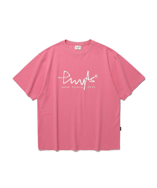 PHYSICAL DEPARTMENT(フィジカル デパートメント)の「BIG SIGN LOGO SS PINK(Tシャツ/カットソー・レディース・その他・SMALL/MEDIUM/LARGE)」の2枚目の写真
