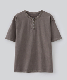 フィグダイング ヘンリーネックTシャツ (マディブラウン)