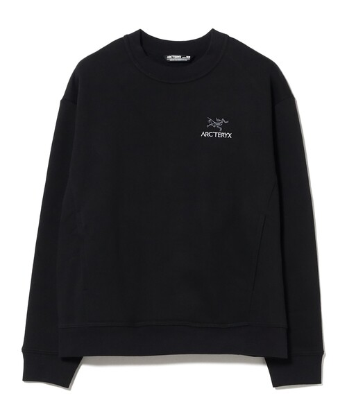 アークテリクス エンブレム　フリース　クルー　ブラック Emblem Fleece Crew Men's(L(MEN) Black/ブラック): ARC'TERYX