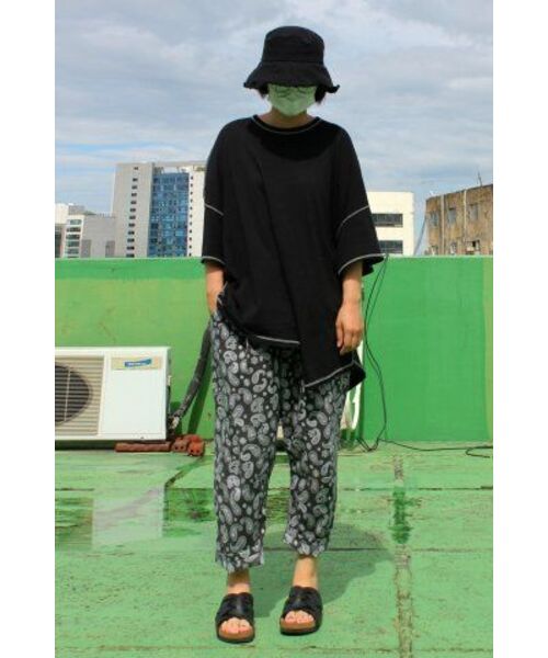 DEMARC(ドゥマーク)の「男女共用 アンバランス 半袖Tシャツ ブラック(Tシャツ/カットソー・メンズ・その他・FREE)」の14枚目の写真