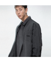 BURNING CAPONE（バーニングカポネ）の「BCナイロンポケットロゴシャツ（チャコール）（シャツ/ブラウス）」