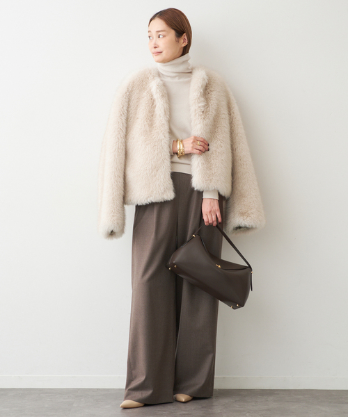 Deuxieme Classe(ドゥーズィエムクラス)の「Kate Fur ジャケット(その他アウター・レディース・ホワイト系その他・FREE)」の6枚目の写真