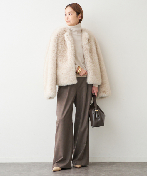 Deuxieme Classe(ドゥーズィエムクラス)の「Kate Fur ジャケット(その他アウター・レディース・ホワイト系その他・FREE)」の8枚目の写真