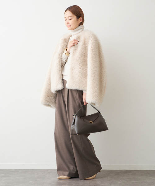 Deuxieme Classe(ドゥーズィエムクラス)の「Kate Fur ジャケット(その他アウター・レディース・ホワイト系その他・FREE)」の9枚目の写真