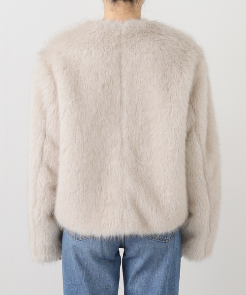 Deuxieme Classe(ドゥーズィエムクラス)の「Kate Fur ジャケット(その他アウター・レディース・ホワイト系その他・FREE)」の13枚目の写真