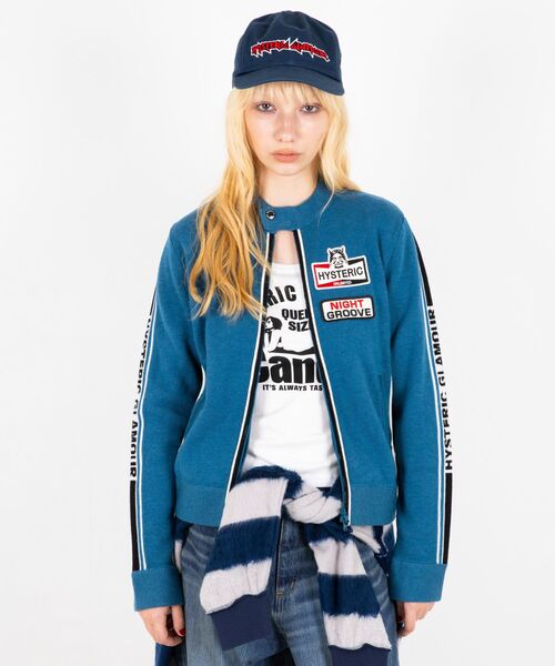 HYSTERIC GLAMOUR（ヒステリックグラマー）の「UNLIMITEDワッペン シングルライダース（その他アウター・レディース・ピンク/ブラック/ブルー・FREE）」の10枚目の写真