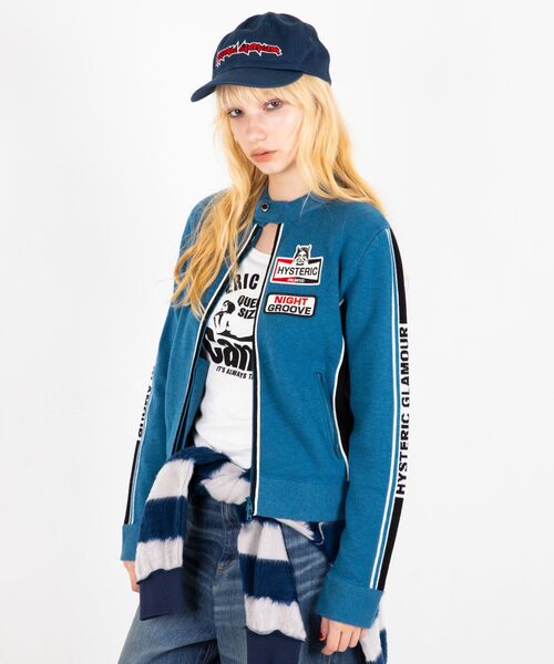 HYSTERIC GLAMOUR（ヒステリックグラマー）の「UNLIMITEDワッペン シングルライダース（その他アウター・レディース・ピンク/ブラック/ブルー・FREE）」の11枚目の写真