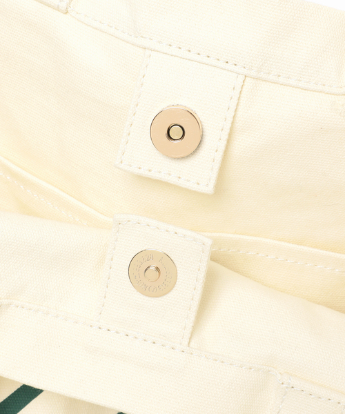 SLOBE IENA（スローブイエナ）の「《追加》LOUNA SLOBE別注 BIGトートバッグ（トートバッグ・レディース・パープル/アイボリー・FREE）」の5枚目の写真