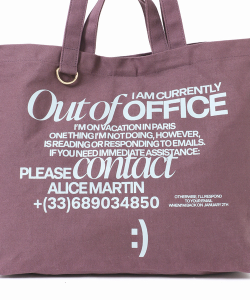 SLOBE IENA（スローブイエナ）の「《追加》LOUNA SLOBE別注 BIGトートバッグ（トートバッグ・レディース・パープル/アイボリー・FREE）」の11枚目の写真