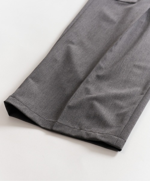 NewAnce(ニュアンス)の「【NewAnce】Two Tuck Slacks Cargo Pants(カーゴパンツ・メンズ・グレー/ブラック・S/M/L)」の19枚目の写真