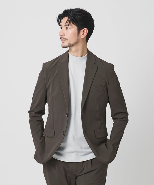BEAUTY&YOUTH UNITED ARROWS（ビューティーアンドユースユナイテッドアローズ）の「【WEB限定】 360°MASTER スマート 2B ジャケット セットアップ対応 撥水 ストレッチ ウォッシャブル（セットアップ・メンズ・ダークグレー/ベージュ/ネイビー/ブラック・S/M/L/XL）」の2枚目の写真