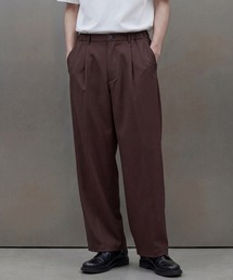 【SETUP7】Everyday Twill Wide Tuck Pants / エブリデイツイルワイドタックパンツ