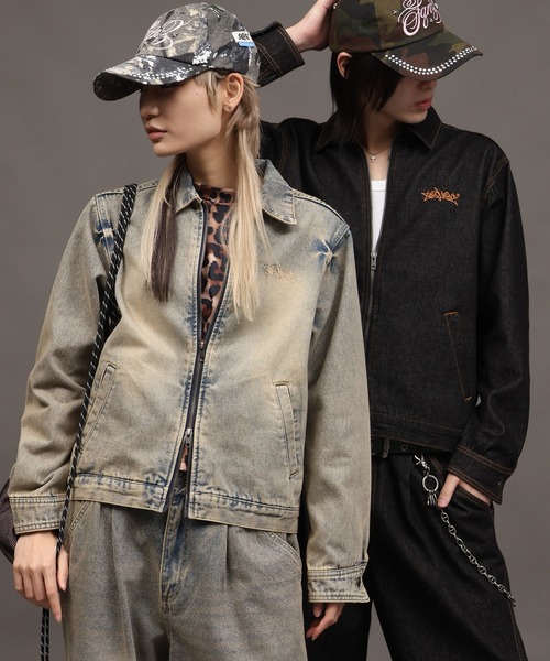 【SEQUENZ/シークエンズ】ZIP UP DENIM JACKET