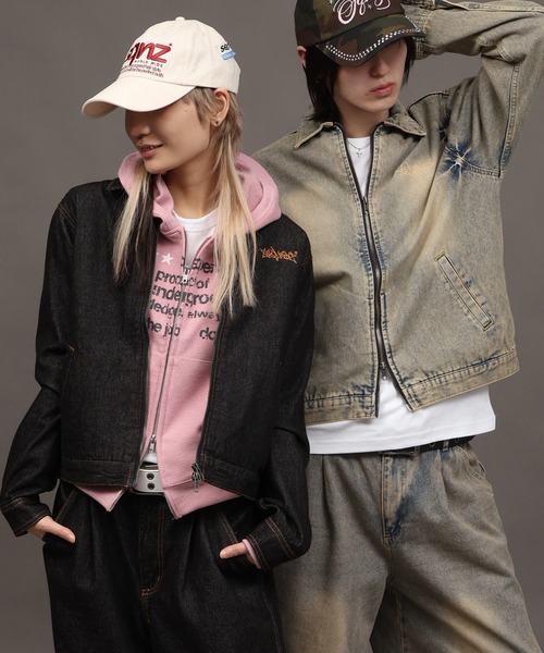 SEQUENZ/シークエンズ】ZIP UP DENIM JACKET（デニムジャケット