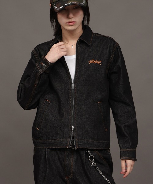 【SEQUENZ/シークエンズ】ZIP UP DENIM JACKET
