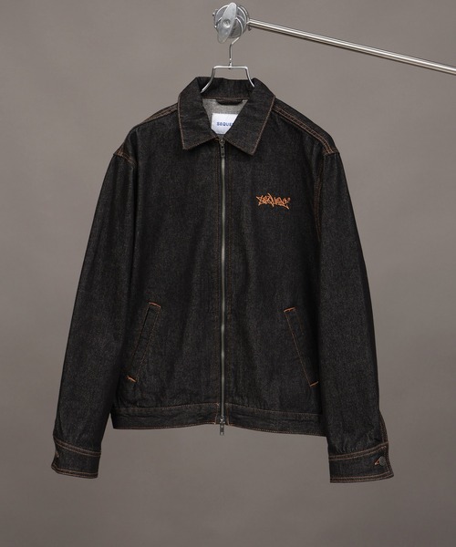 【SEQUENZ/シークエンズ】ZIP UP DENIM JACKET