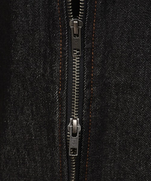 【SEQUENZ/シークエンズ】ZIP UP DENIM JACKET