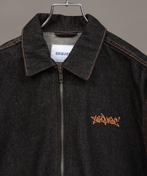 【SEQUENZ/シークエンズ】ZIP UP DENIM JACKET