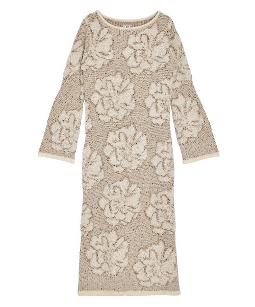 Ameri（アメリ）の「LOOP BLOOM GLOW JACQUARD KNIT DRESS（ドレス・レディース・ベージュ/グレー・SMALL/MEDIUM）」の10枚目の写真