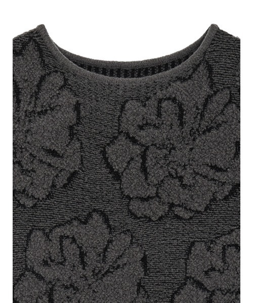 Ameri（アメリ）の「LOOP BLOOM GLOW JACQUARD KNIT DRESS（ドレス・レディース・ベージュ/グレー・SMALL/MEDIUM）」の11枚目の写真